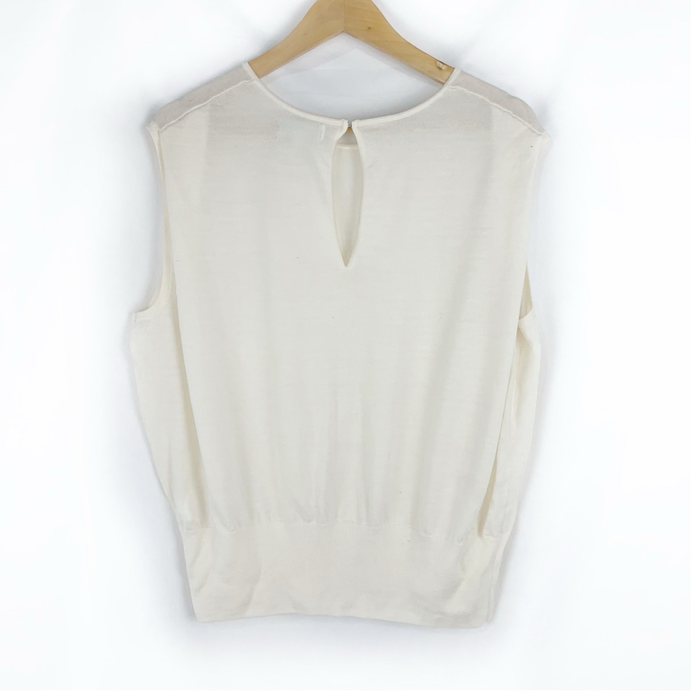 Banana Republic Ivory Merino Wool Sweater Shell - Picture 6 of 8
